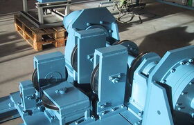 Detailaufnahme einer Crashanlage