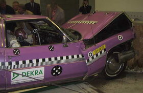 Crashanlage im Einsatz