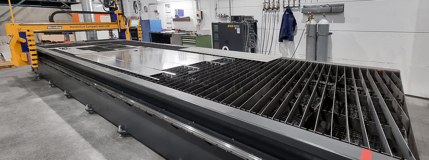 Plasmaschneidanlage im Maschinenbau