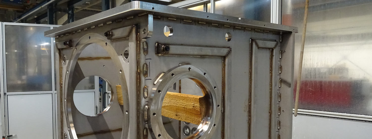 Bauteil fertig zur Bearbeitung in einer Zerspanungsmaschine