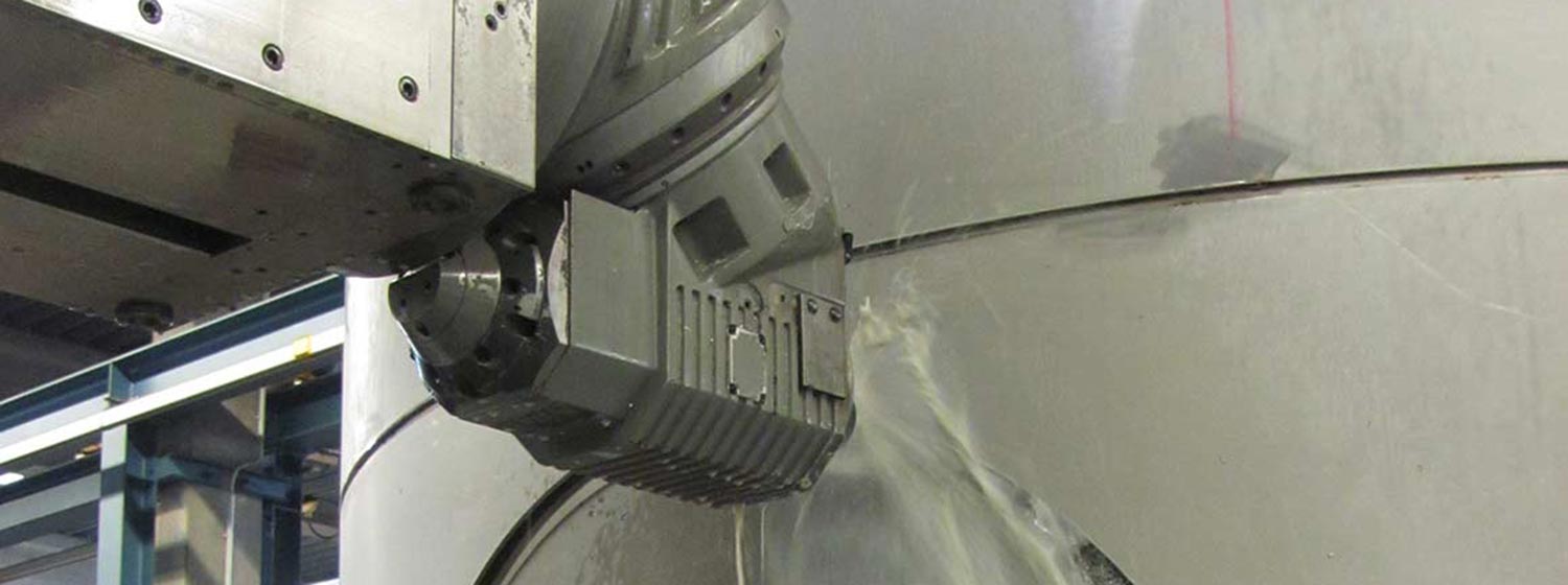 Fräskopf im Einsatz